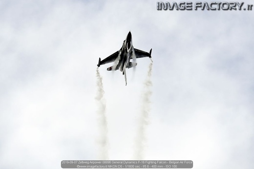 2019-09-07 Zeltweg Airpower 08896 General Dynamics F-16 Fighting Falcon - Belgian Air Force